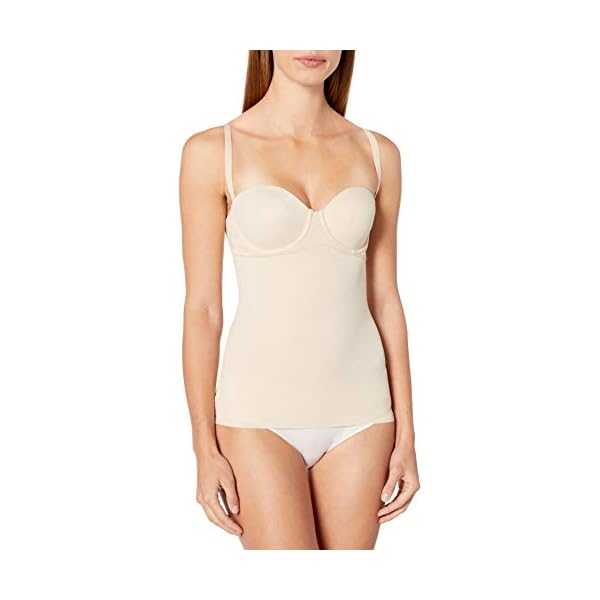 Flexees Women's Maidenform Shapewear Endlessly Smooth Foam Cup Cami, Latte Lift, 38D