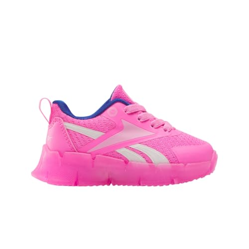 Reebok ベビーガールキッズバービージグアンドグロースニーカー, ピンクパラダイス/ピンクパラダイス/アストロローズ, 10 Infant