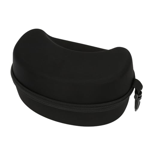 Ranuw Funda para gafas de esquí y snowboard con mosquetón, funda rígida para gafas de snowboard, funda protectora rígida para gafas de esquí