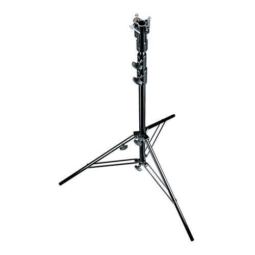 Manfrotto 007BUAC Air Cushioned Aluminum Senior Stand with Leveling Leg (Black)