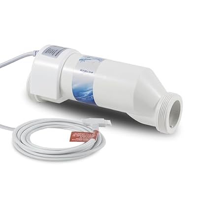 Euluese T-15 Salt Water Pool Chlorinator System W3T-Cell-15 TurboCell Salt Chlorination Cell Replacement for In-Ground Swimming Pools up to 40,000 Gallons Compatible with Hayward Turbo Cell T-15