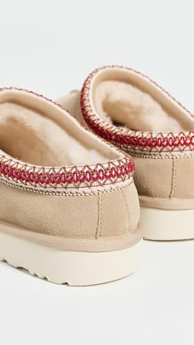 Image of UGG Women's Tasman Ii Slipper, Sand /Dark Cherry, 12