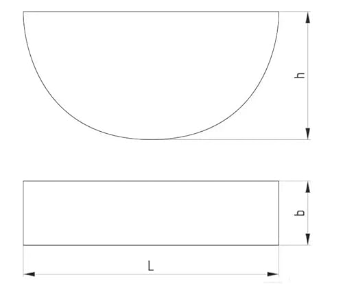 cyclingcolors 4x Antriebswellen Passfeder Paßfeder Zündkeil Mitnehmerkeil Halbmondkeil traktor rasenmäher motorrad moped roller, 4x6,5x15,72mm