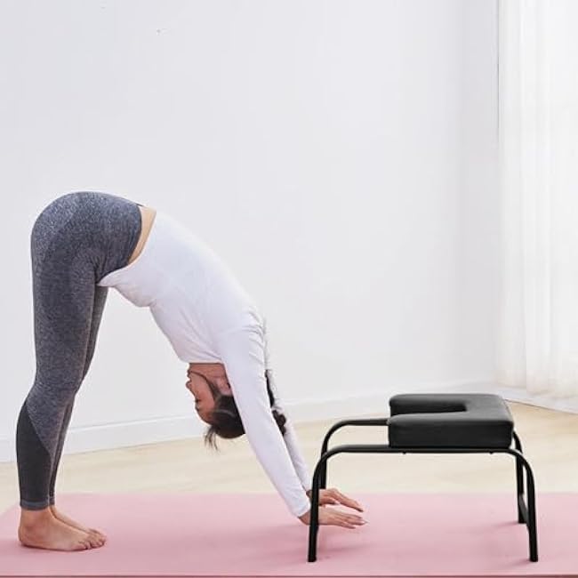 Yoga Headstand Bench, Headstand Frame Stand, Yoga Chair Inversion Chair for Home Gym Equipment,