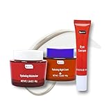 b.pure Revitalizing Skin Renewal Trio | Hydrating Daytime Moisturizer, Night Cream, and Eye Serum | Anti-Aging, Anti-Wrinkle | 3.22 oz, 3-Pack Kit