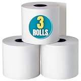 1InTheOffice Adding Machine/Calculator Roll, 16 lb, 1/2' Core, 2-1/4' x 150 ft, White (3)