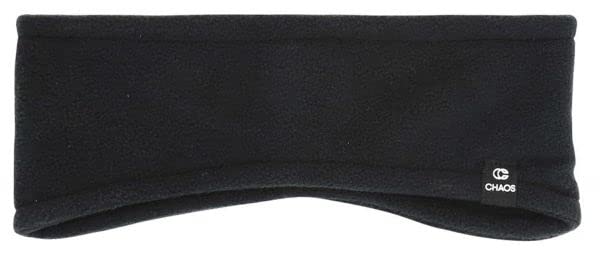 Chaos 785113 Adlt Rilla Rprve Fleece Earband, Black