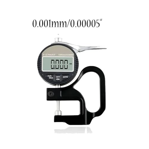 Calibrador digital de espesores 0,001 mm, rango 0-12,7 mm miniatura 2