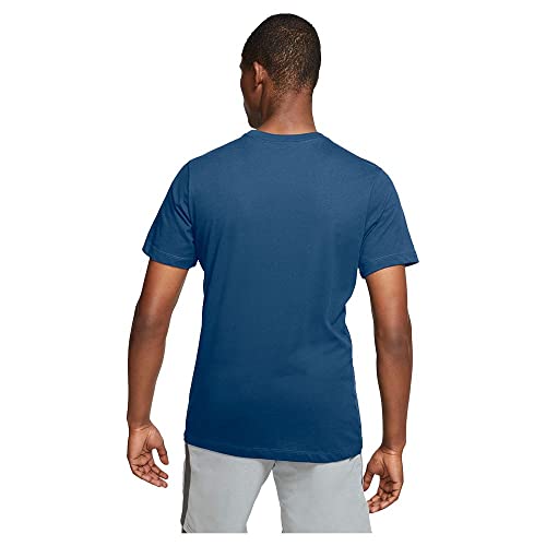 Nike Dri-Fit Training T-Shirt, Court Blue/Argento