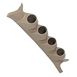 GlowShift Tan Quad Pillar Gauge Pod for 1999-2007 Ford Super Duty F-250 F-350 Power Stroke - Factory Color Matched - ABS Plastic - UV Protected - Mounts (4) 2-1/16