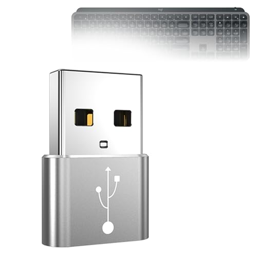 Adaptateur USB-A vers C Type C OTG clé Logitech MX S argenté 5x