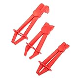 BAZEITFLOW 3 Stück Teiliges Schlauchklemmenzangen Flexible Kühler Kraftstoff Bremsleitungen Ergonomisch Geformt für Komfortable Nutzung bei Kfz reparaturen und Wartung