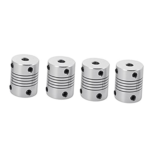 Coupling Step Motor 24 Pcs Thimble Step Motor Bellows Coupling Flexible Drive Coupling Winding Step Motor Aluminum Alloy Step Motor Stepper Motor Stepping Winding Step Motor #TOP6