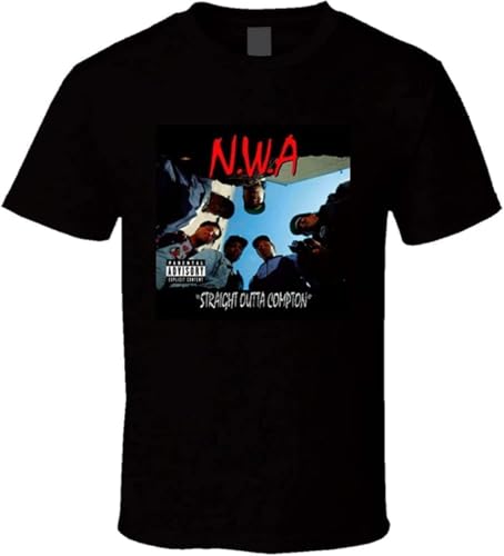 NWA Straight Outta Compton Album Vintage Music Cover Classic Black Fashion Adult T-Shirts Men Women S