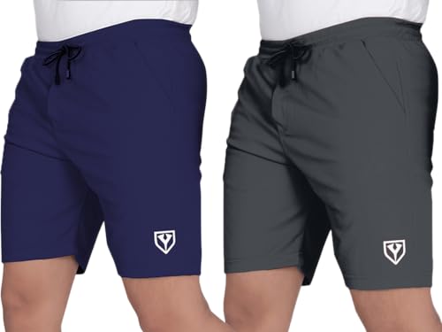 Image of Septem Men's Lycra Blend Shorts with Stylish Design Comfortable & Versatile Active Sports Wear Combo Pack