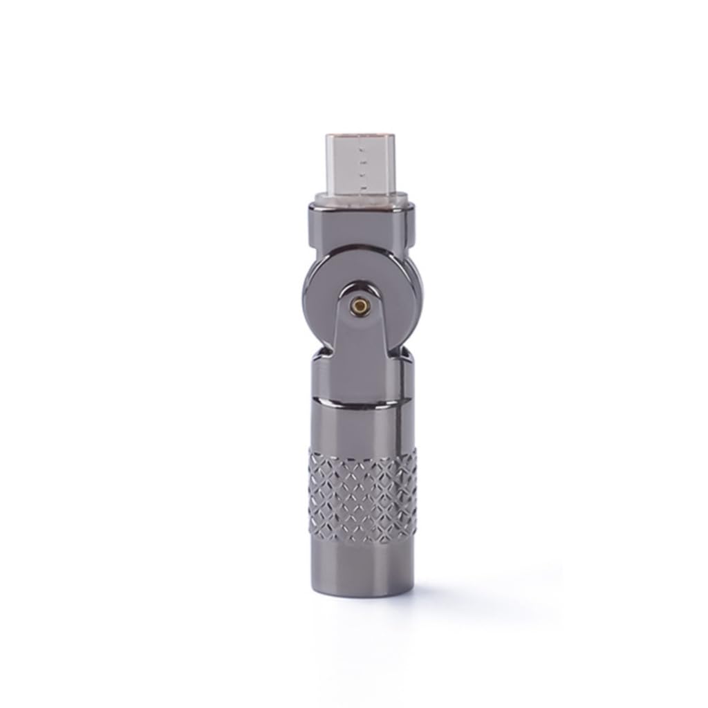 Obrotowy adapter ładowania USB do słuchawek konsol do gier obrót o 90°