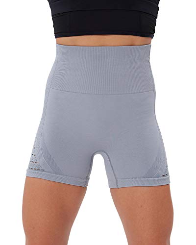 Image of NORMOV Seamless Gym Shorts Womens Workout Shorts,High Waist Spandex Shorts Women Tummy Control