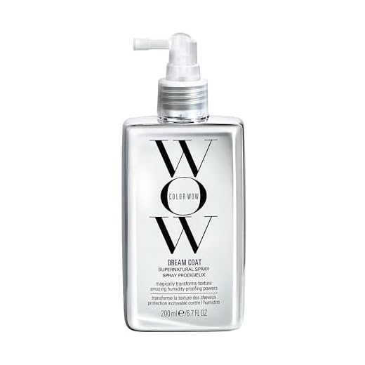 Color Wow Dream Coat Anti Frizz Spray für superglattes Haar, Hitzeschutz für Haare hält bis zu 3 Haarwäschen, Glanzspray für geschmeidige Haare, 200ml (1er Pack)