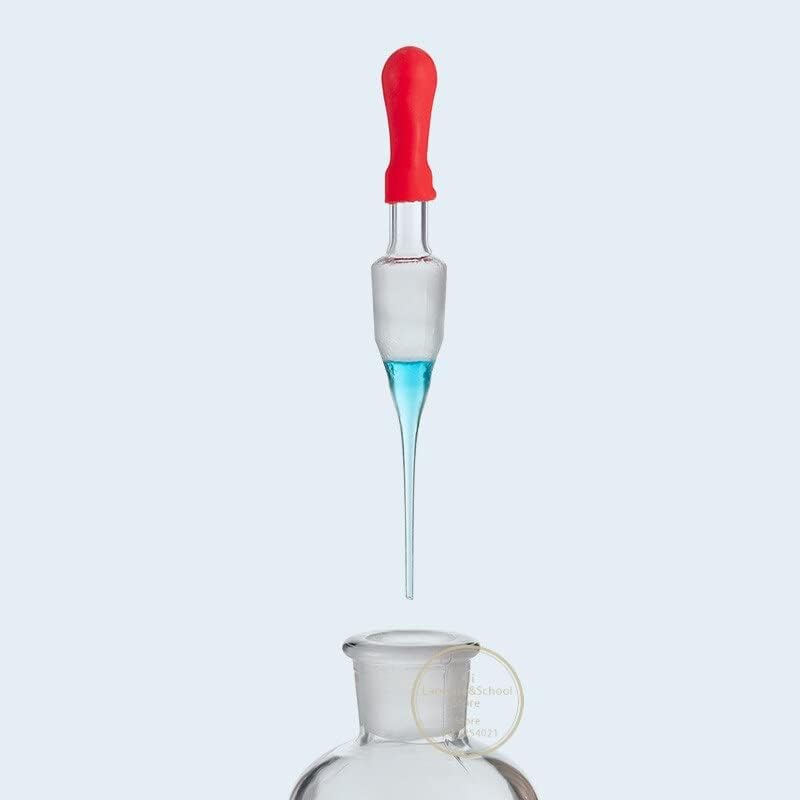 30ml 60ml 125ml Transparent Or Brown Glass Dropper Bottle Dropping Reagent Flask Lab Chemistry Container Glassware (Size : Clear 30ml 4pcs)