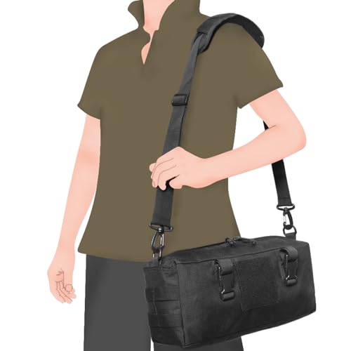 TRIWONDER Correa de Hombro Universal Correa Ajustable de Bolso Bandolera Reemplazo para Bolsa, Equipaje, Computadora, Bolsa Ordenador, Cámara (Negro) - imagen 7