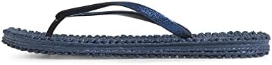 ILSE JACOBSEN HORNBÆK Women's Cheerful 01 |Flip Flops |Navy|10 M US | Image 1