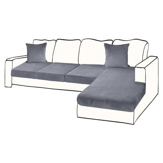 Velvet Stretch Sofa Covers for Sectional Couches