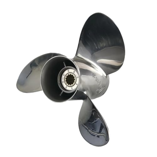 Hélice pour moteur hors-bord en inox 11 x 15 G idéale pour vos sorties en mer