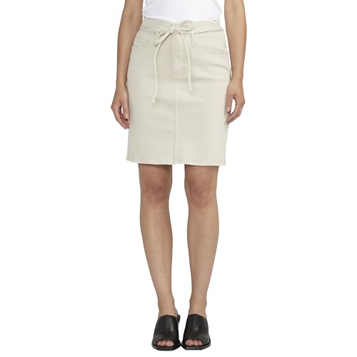 JAG Jeans Women's Knee-Length Skirt, Natural Almond