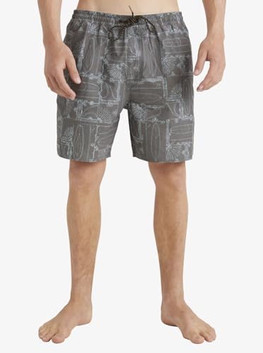 Quiksilver Men's Standard Longboard Volley Elastic Waist Boarshort Swim Trunk4