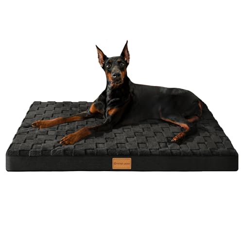 Patas Lague Orthopedic Jumbo Dog Bed for Extra Large Dogs 56''X40'', Waterproof Soft Warm...