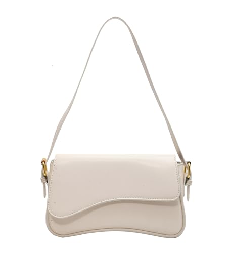 Image of Shoulder Bag for women Y2K Crossbody Vegan Leather Purse Straps Retro Clutch Hobo Hadbags with 2 Removable