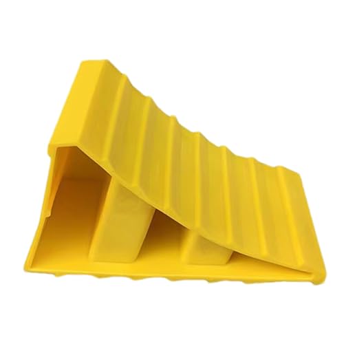 Cuñas de rueda – Bloqueo de neumáticos de industrial, cuñas de seguridad para vehículos pesados | Bloqueo de rueda antideslizante, ayuda de estacionamiento para cargas pesadas para camiones