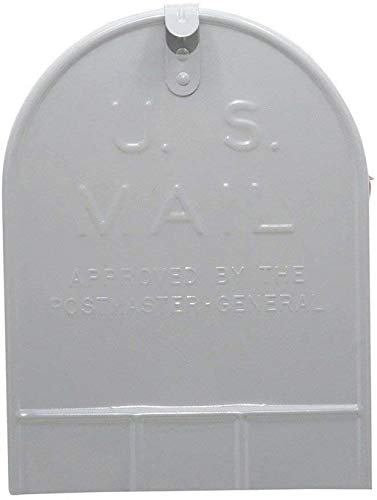 Colibyou Post Mount Mailbox Extra Large Postal Storage Box Gray Galvanized Steel Heavy - Mailboxes For Outside - Large Mailbox. #TOP4