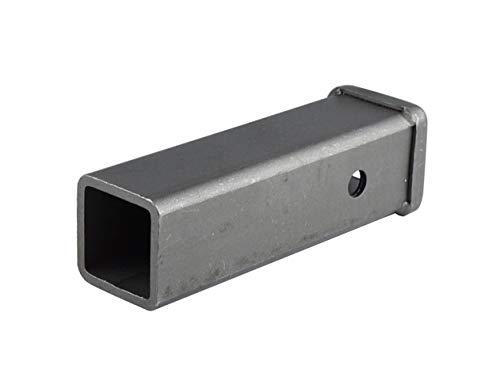 Image of TOPTOW 64454 Trailer Hitch Receiver Tube 2-inch X 9-inch Length Combo Bar, Weld on Raw Steel