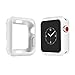 top4cus Environmental Soft Flexible TPU Anti-Scratch Lightweight Protective 42mm Iwatch Case Compatible Apple Watch Series 4 Series 3 Series 2 Series 1 Matte Style - Matte White