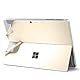 DolDer Microsoft Surface Go 3/2 Skin Aufkleber Designfolie Sticker Schutzhaut kompatibel mit Surface Go 3/2 (Gold)