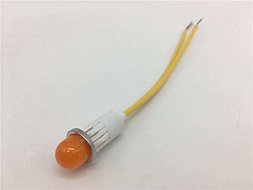 LINROSE 1090A3-12V 12 V, Dome Incandescent LAMP, 12.7 MM, Dome, Wire LEADED, Panel/Pilot Mount Incandescent LAMP