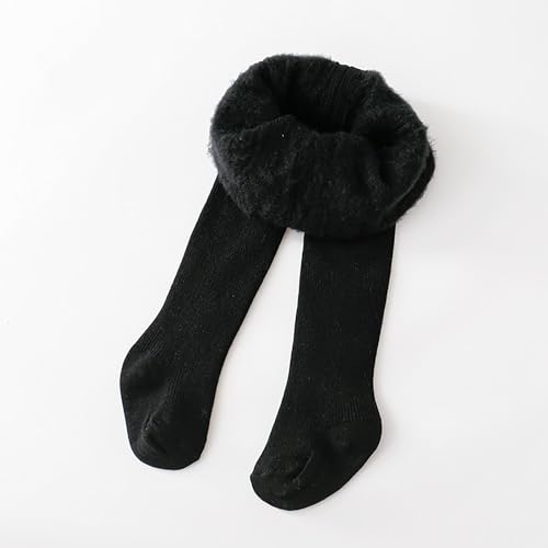Toddler Baby Knit Tights Cable Footed Leggings Stockings Boys Girls Warm Fleece Pantyhose Thick Lined Soft Pants3