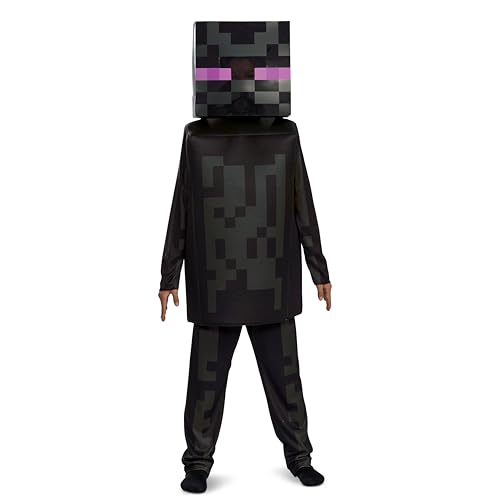 Disguise Minecraft Child Enderman Deluxe Costume Official Minecraft Kids Costume Outfit Childrens Size 10/12