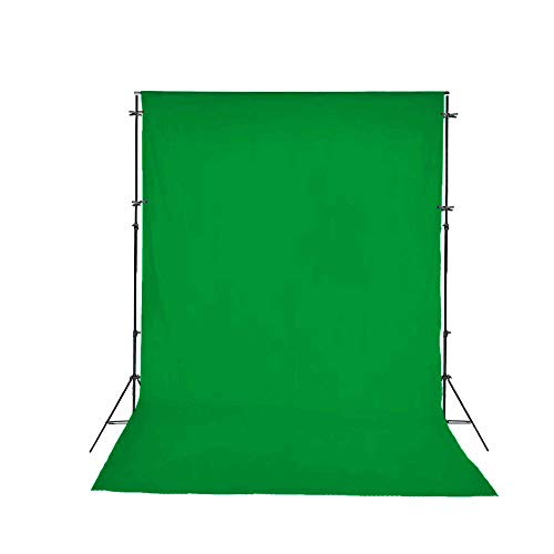 Kit Fundo Chroma Key Verde Oxford 1,5m x 2m com Suporte de 2m x 2m e Grampos
