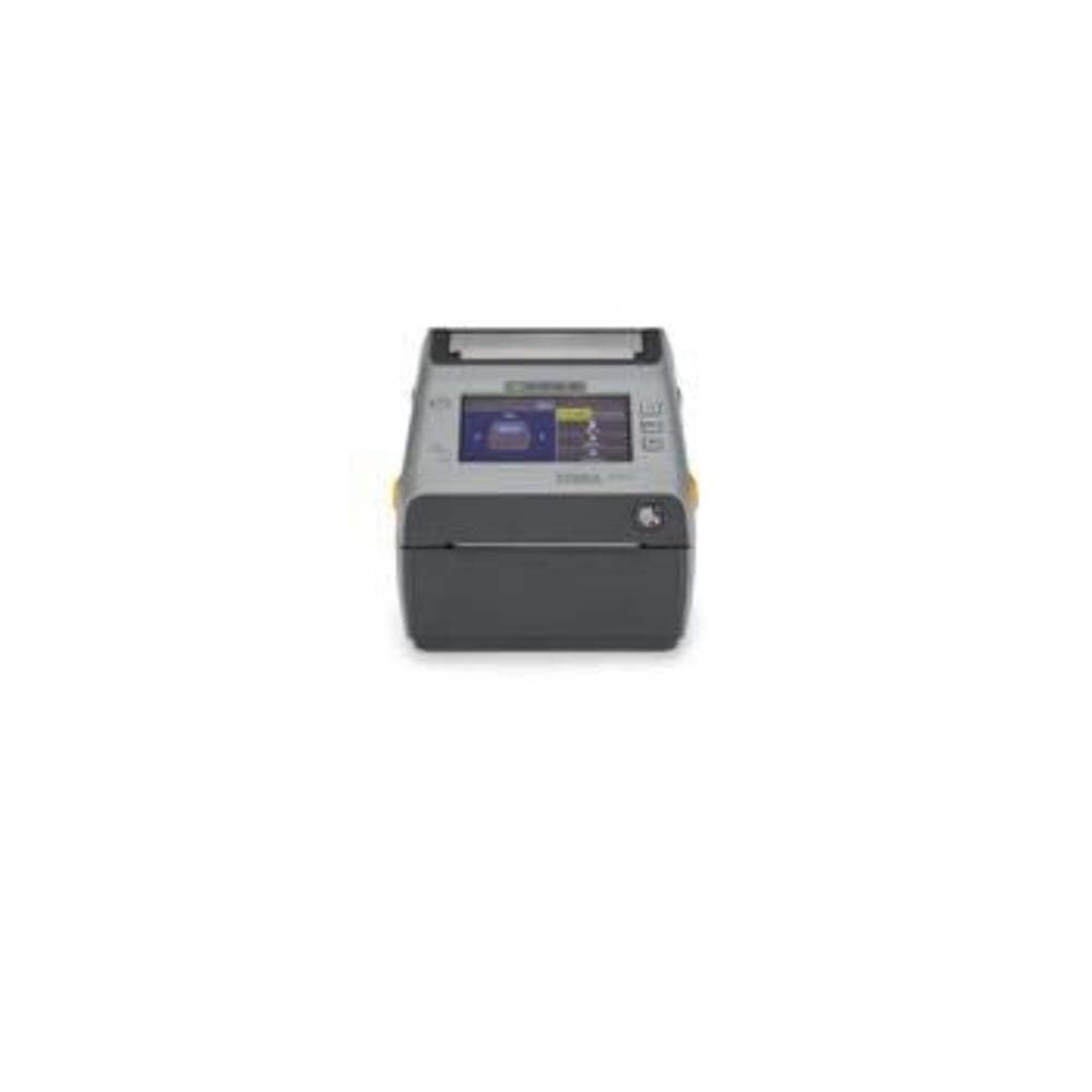 Zebra ZD621t Drucker mit Abreißkante - 300 DPI - Thermodirekt, Thermotransfer - 108 mm max. Druckbreite, BTLE, LAN, seriell (RS-232), USB, USB-Host Schnittstellen (ZD6A043-30EF00EZ), grau/schwarz