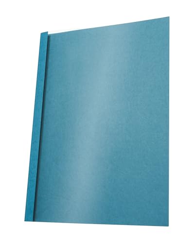 Pavo - Cubiertas térmicas A4 - 3 mm - Capacidad: 16-30 hojas - Transparente/azul - Pack de 25