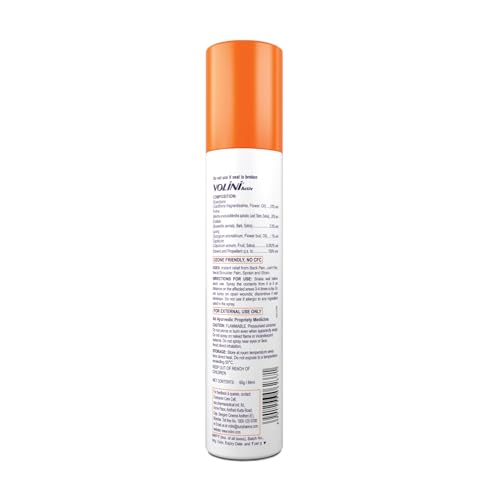 Image of Volini Activ Pain Relief Spray 180 gm (Pack of 3)