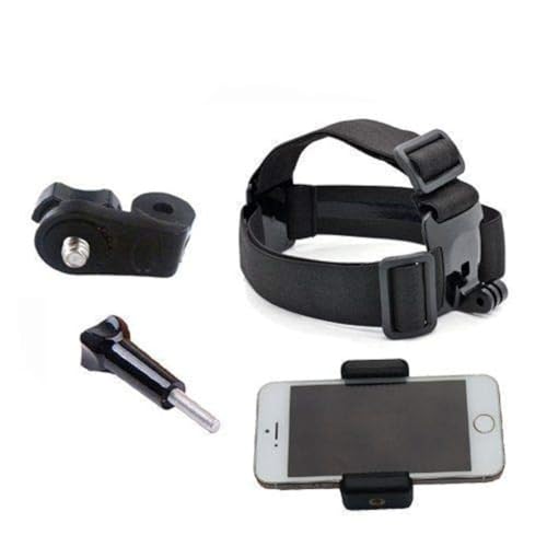 Multi-Function Adjustable Belt Cellphone Selfie Head Mount Strap for Sony Action Cam/Gopro Hero/Cell Phone/iPhone 17 16 15 14 13 12 11 Pro Max XR XS Max X/Samsung LG Huawei