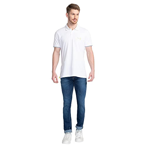 Image of Spykar Men's Slim Fit Low Rise Casual Jeans