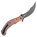 CRKT Ritual Compact Assisted Opening Folding Knife: Persian Blade Style with 12C27 Steel, Micarta Handle w/Stainless Steel Bolster, Liner Lock, 7465