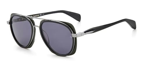 Rag & Bone 5035/G/S Sunglasses - Black Green Gray Square 55mm New & Authentic