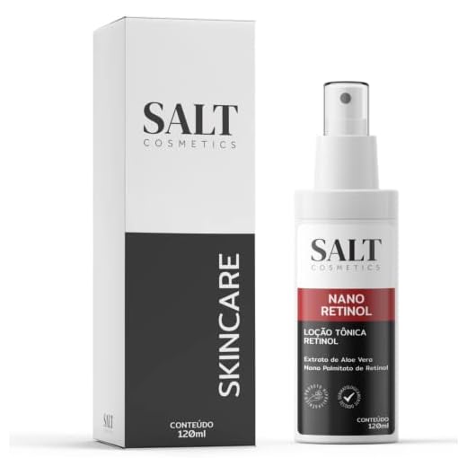 Tônico Facial Adstringente 3,5% Nano Retinol + 10% Extrato de Aloe Vera - Salt Cosmetics