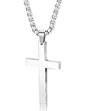【SPEZIFISCHE GRÖSSE】Die Größe des Anhängers beträgt 5*3cm; er ist mit einer 61cm langen quadratischen Perlenkette mit einer Stärke von 4mm und einem Karabinerverschluss ausgestattet.