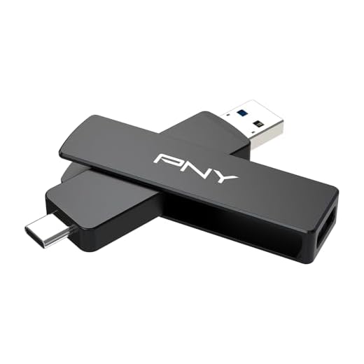 PNY 512 GB Duo Link V3 USB 3.2 Gen 2 Type-C & Type-A OTG Flash Drive Extreme Speeds Read/Write 1000/800MB/s External Mobile Storage Compatible with Smartphone/Tablet/Laptops/Desktops